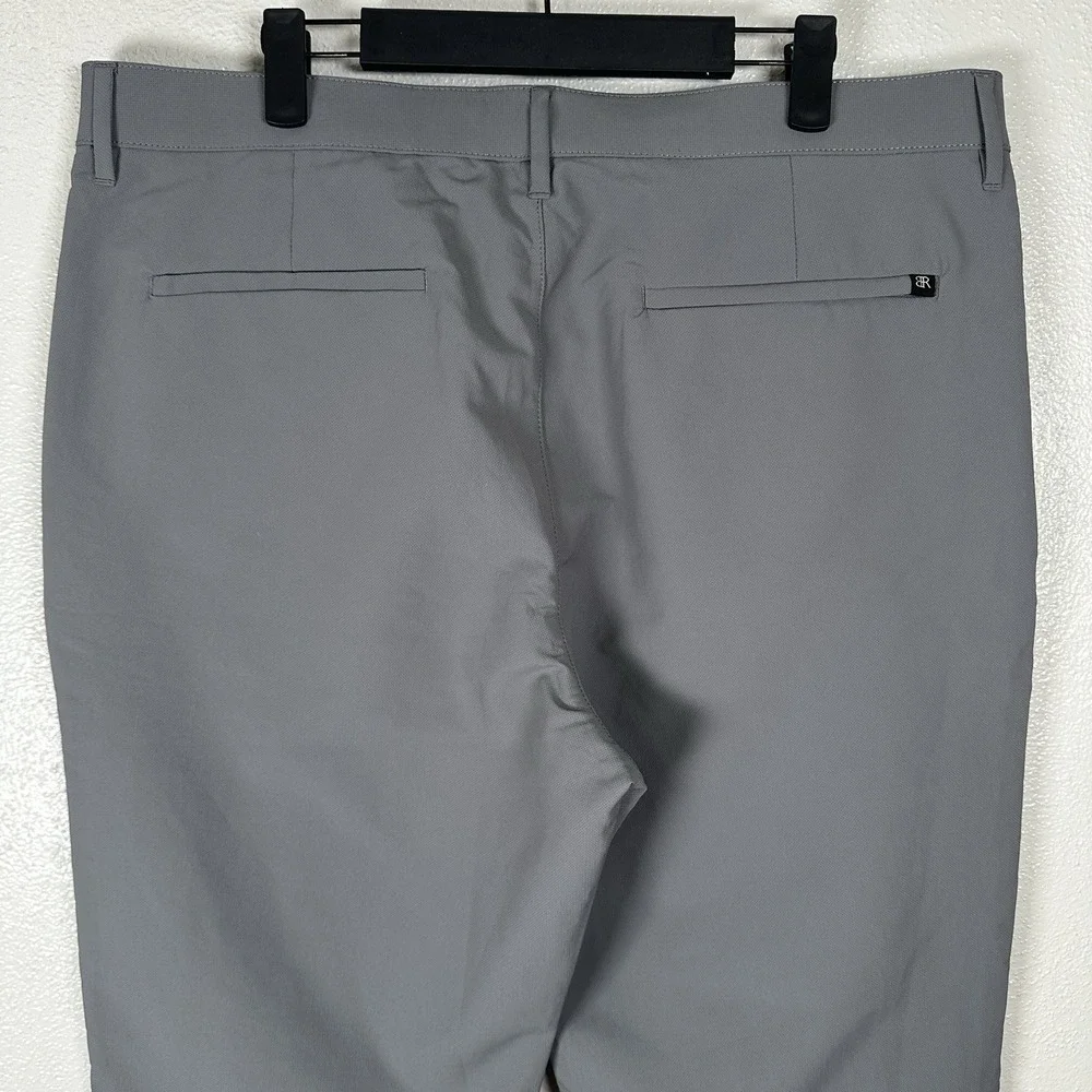Banana Republic Traveler Slim Fit Pants Mens Size 36x32 Gray Performance Golf